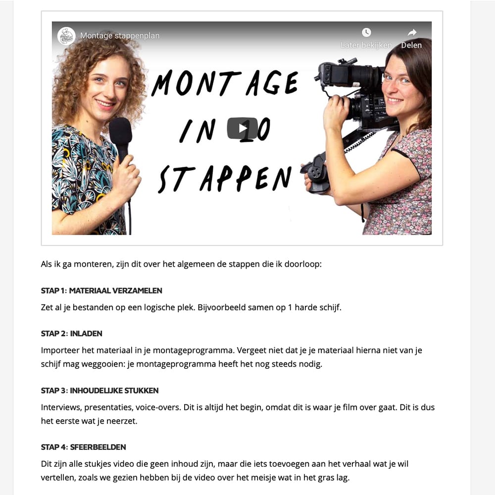 Cursus 'Crowdfunding video maken' - Afbeelding 4