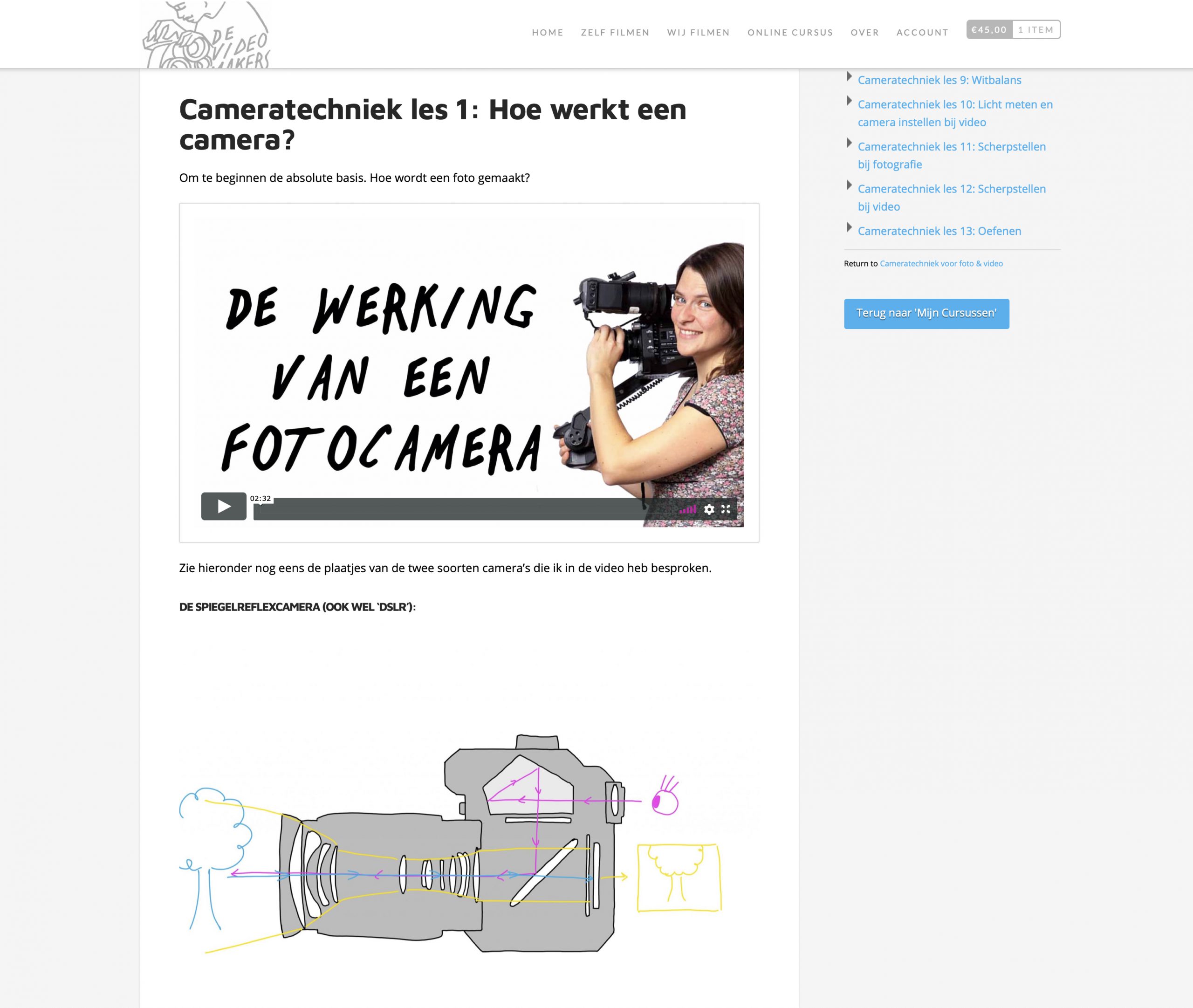 Cursus 'De basis van filmen en fotografie' - Afbeelding 5