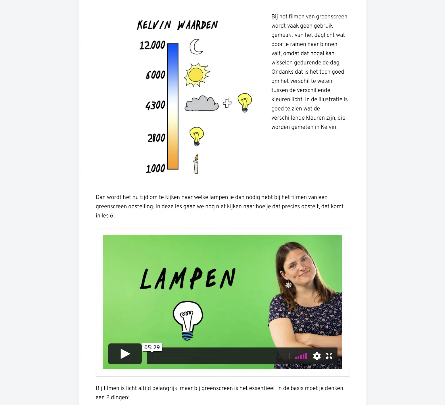 Cursus 'Greenscreen filmen en monteren' - Afbeelding 5