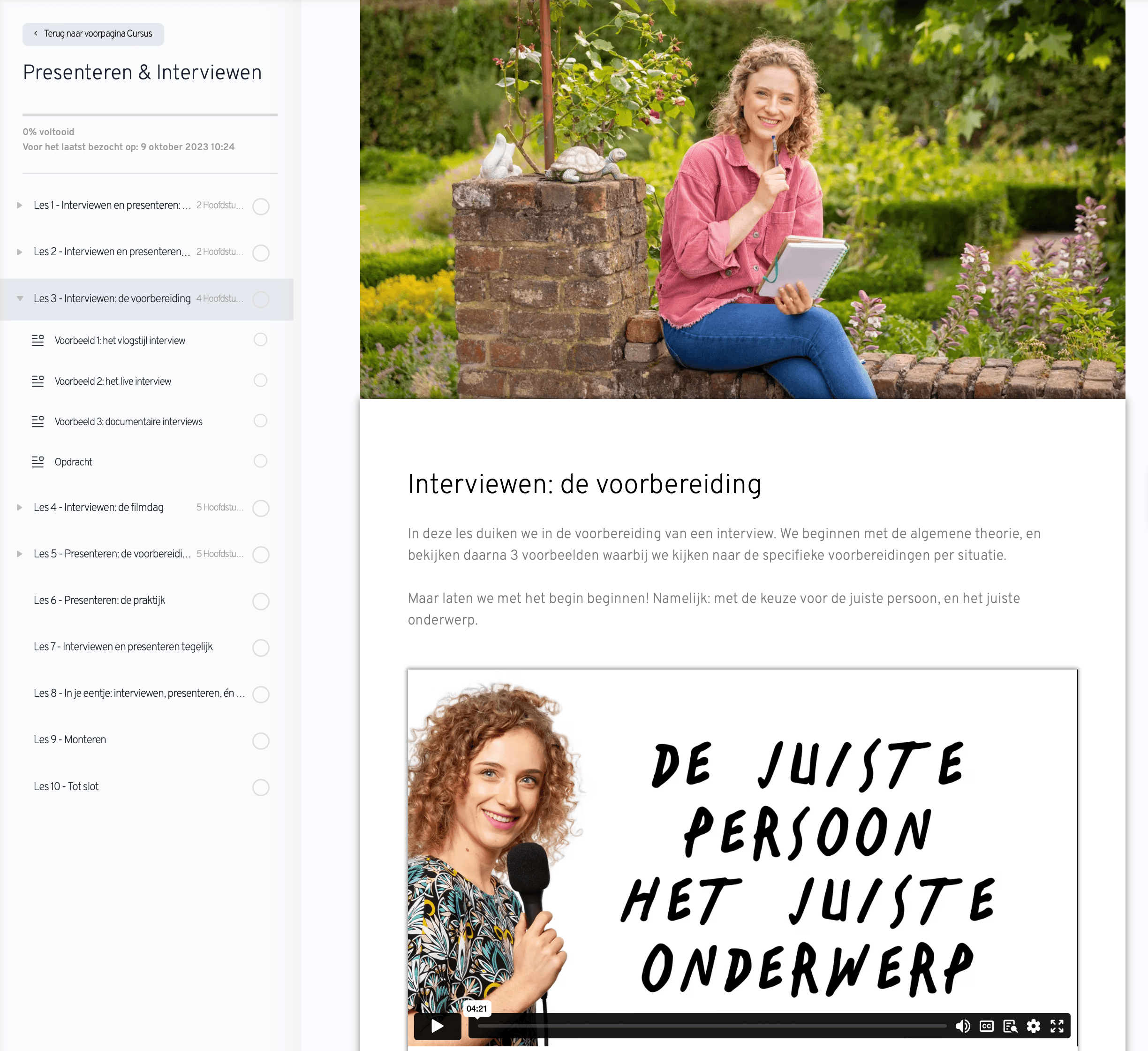 Cursus 'Presenteren en interviewen' - Afbeelding 4
