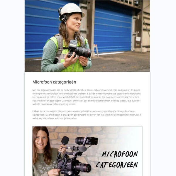 Cursus 'Geluid bij video' - Afbeelding 3